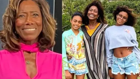 Quantos anos têm as filhas de Glória Maria?