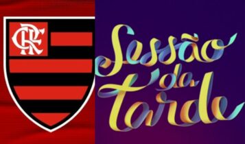 Logo do Flamengo e Sessão da Tarde
