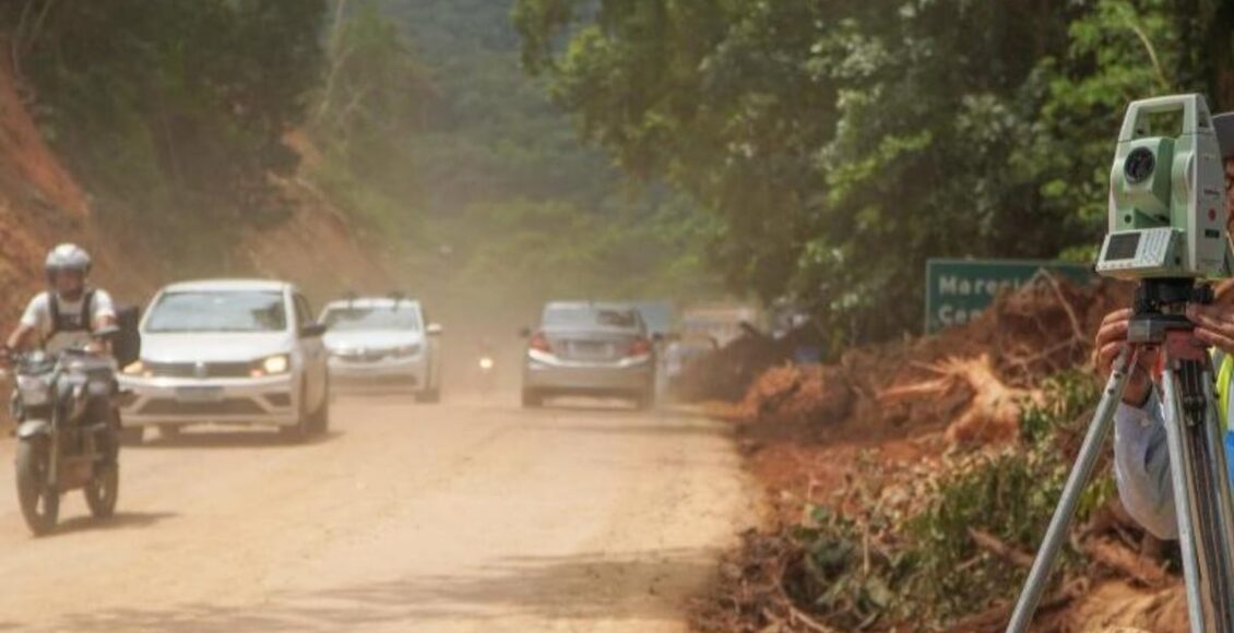 Situação estradas litoral norte