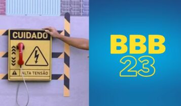 Big Fone do BBB 23 na área externa