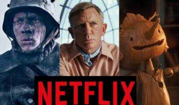 na imagem, cenas de filmes indicados ao oscar 2023 que podem ser assistidos na netflix