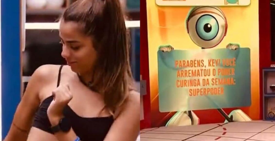 Key Alves comemora vitória do poder coringa do BBB 23 desta semana
