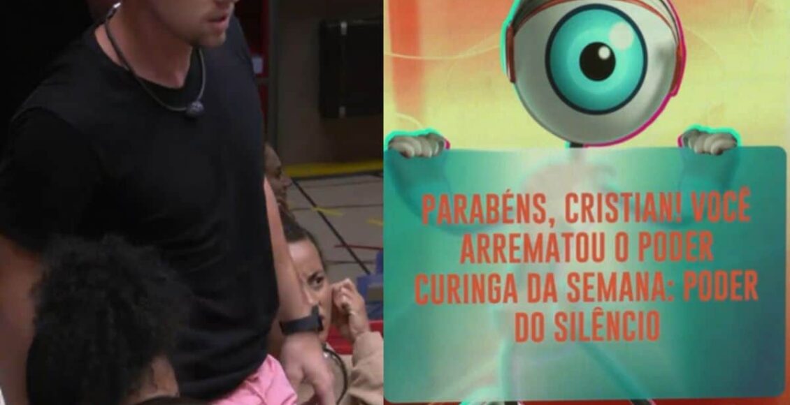 Poder coringa do BBB 23 foi conquistado por Cristian (na imagem)