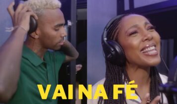 na imagem mc liro e negra li, quem canta a abertura da novela vai na fé