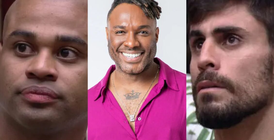Fred Nicácio aparece no centro da imagem e é quem está na frente para sair