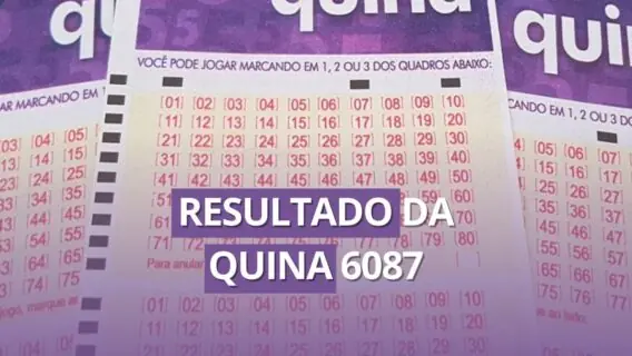 Resultado da Quina 6087 ao vivo: sorteio do último dia de fevereiro