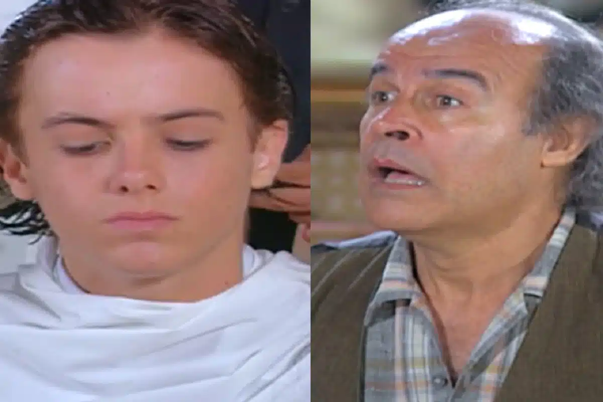 transformação do personagem de Brito