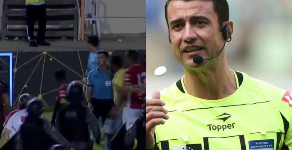 árbitro braúlio é agredido
