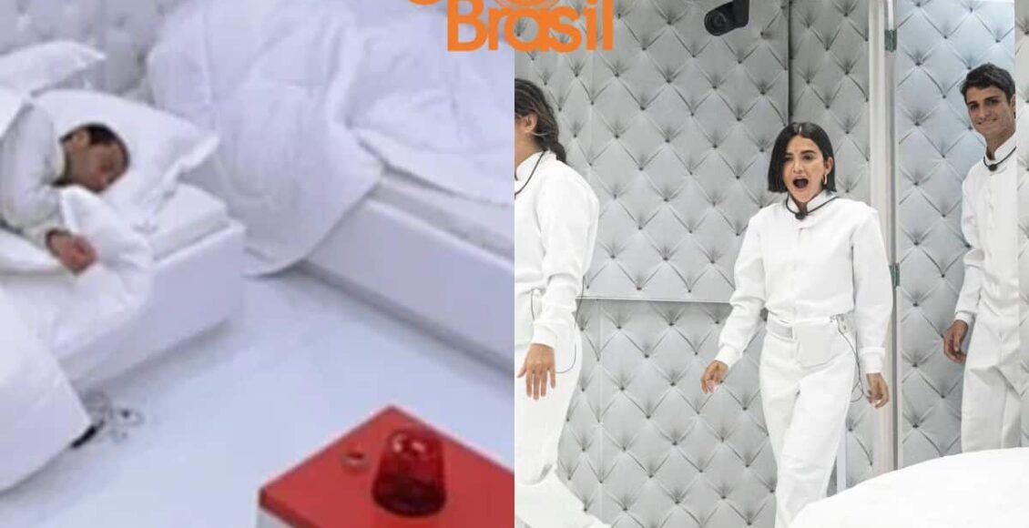 Na imagem o quarto branco do BBB 9 e bbb 20