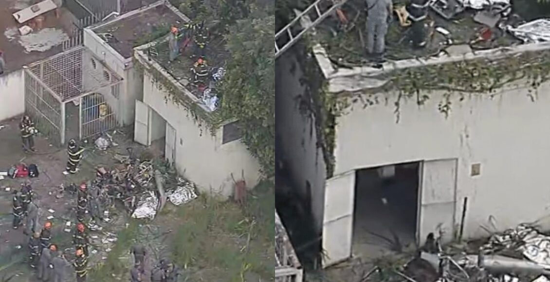 Queda de helicóptero em SP