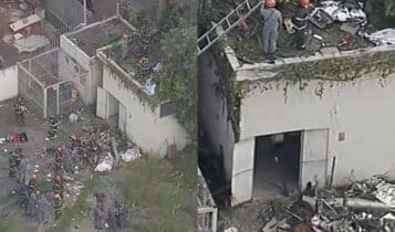 Queda de helicóptero em SP