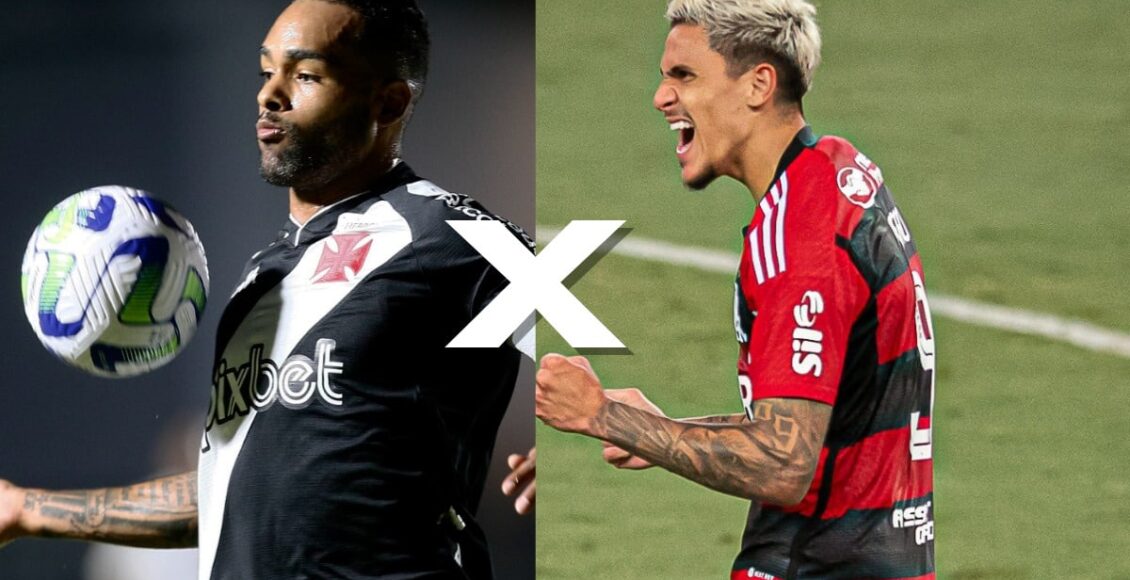 imagem mostra Flamengo x Vasco