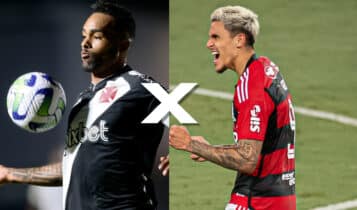 imagem mostra Flamengo x Vasco