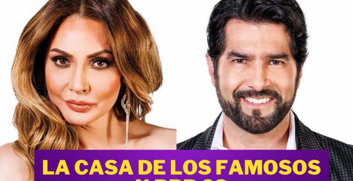 Na imagem os participantes Paty Navidad e Arturo Carmona de La Casa de Los Famosos