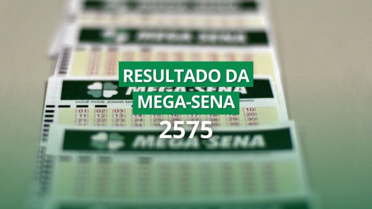 AO VIVO: Resultado da Mega-Sena de sábado, concurso 2575 (18/03/2023)