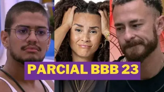 Parcial do BBB 23 mostra quem sai entre Fred, Domitila e Gabriel