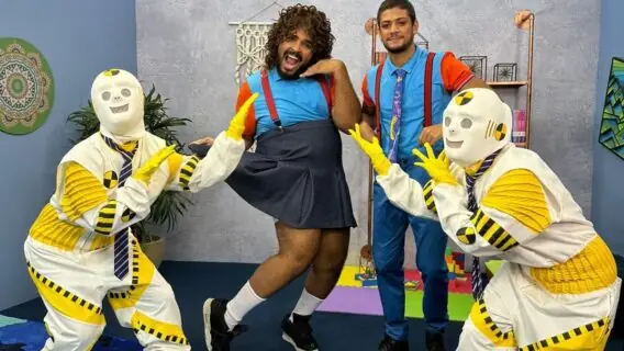 VÍDEO: Paulo Vieira e Gabriel fazem paródia de Chiquititas no BBB 23