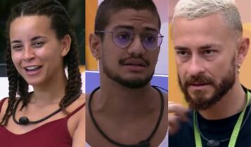 Quem está na frente para sair entre domitila, gabriel e fred