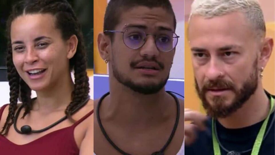 Quem está na frente para sair entre domitila, gabriel e fred