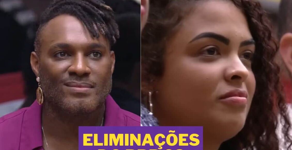na imagem fred nicácio e paula que aparecerem no top 3 do ranking porcentagem bbb