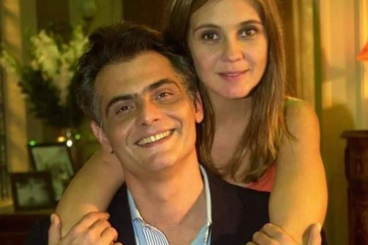 Tarcísio Filho com Adriana Esteves