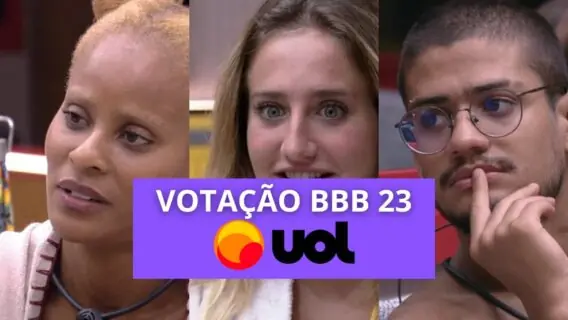 BBB 23: enquete UOL parcial já mostra quem volta do 11º paredão hoje