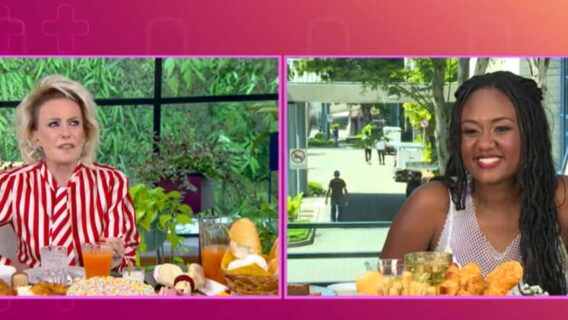 Em volta ao Mais Você, Ana Maria enaltece Sarah Aline em entrevista