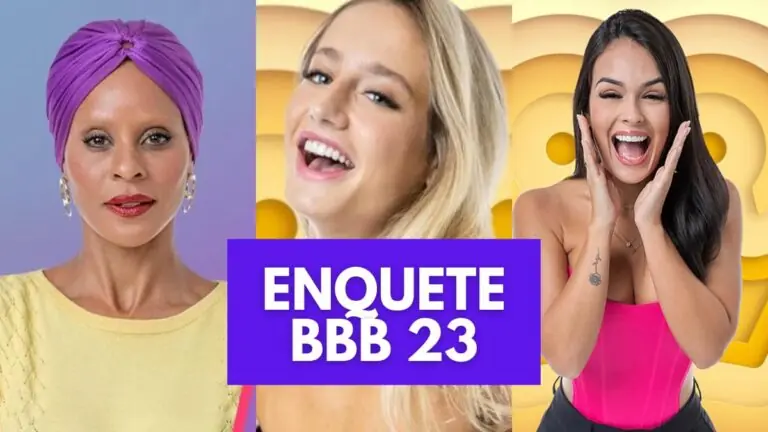 ENQUETE BBB 23: votação quem sai entre Aline, Bruna e Larissa