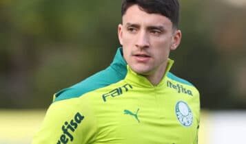 Jogador Piquerez no Palmeiras