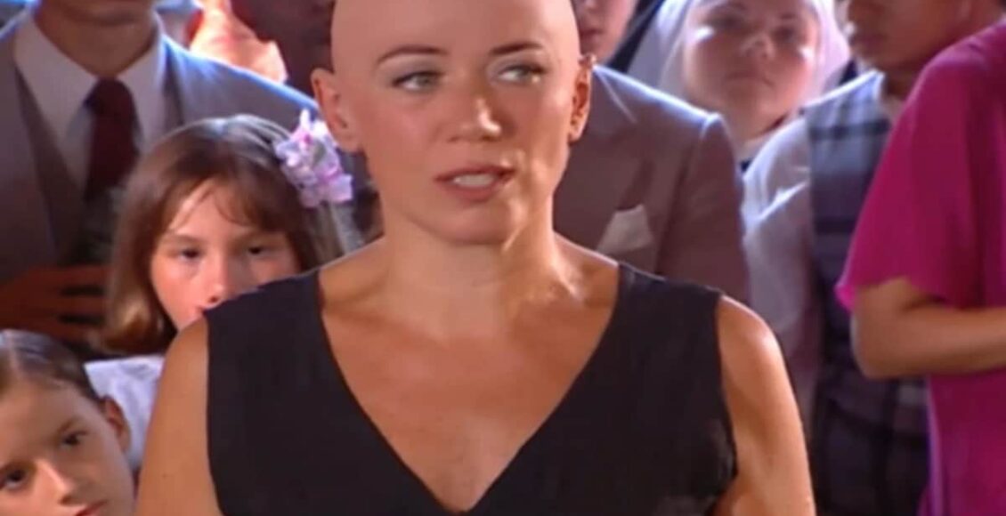 Lilia Cabral careca em chocolate com pimenta como bárbara