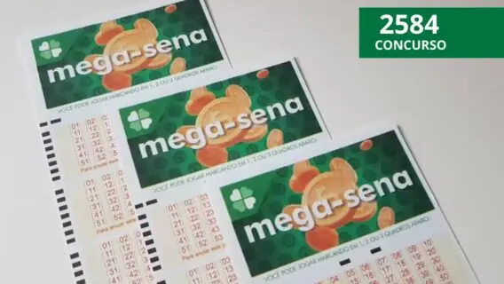 SAIU: Resultado da Mega-Sena concurso 2584 de quarta (19/04/23)