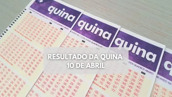 Resultado da Quina concurso 6121 de hoje (10/04/23)