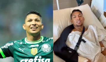 rony, jogador do palmeiras, lesionado