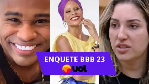 BBB 23: enquete UOL parcial já mostra quem volta do 14º paredão
