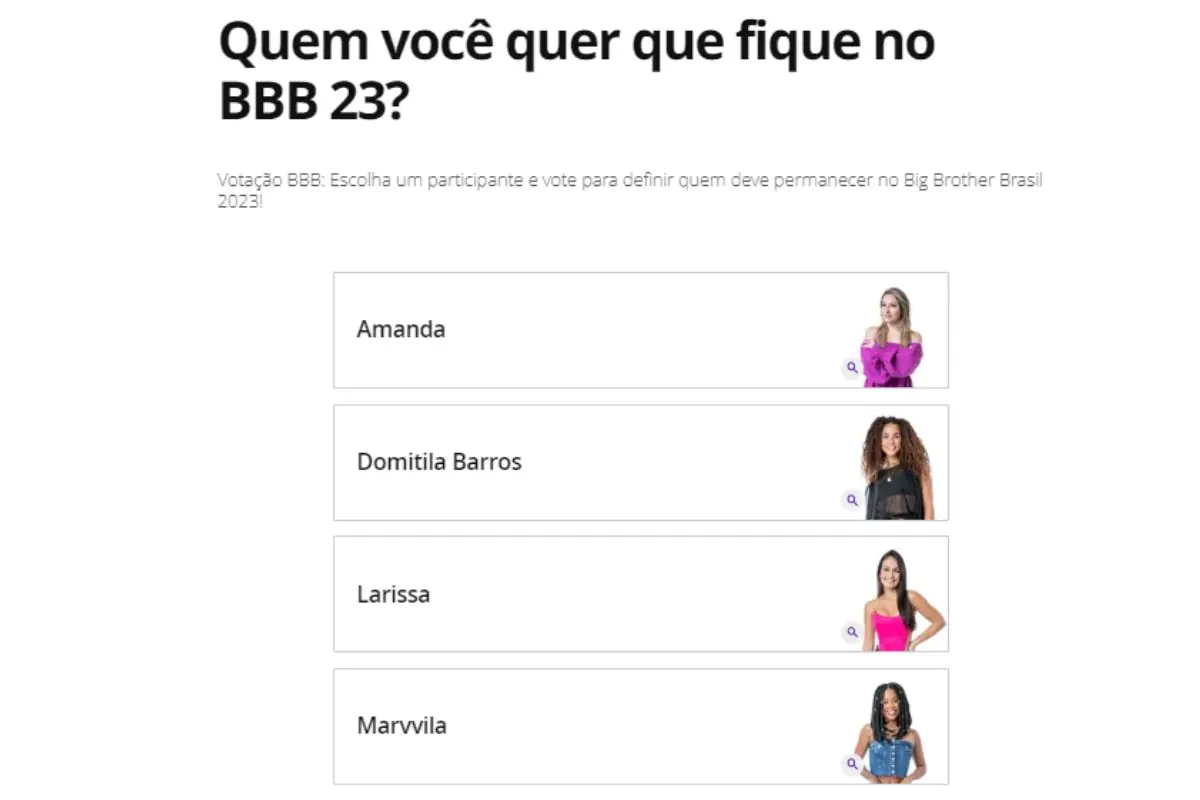 votação