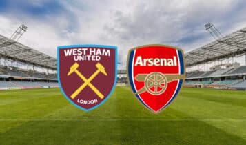 Onde vai passar West Ham x Arsenal ao vivo e horário hoje