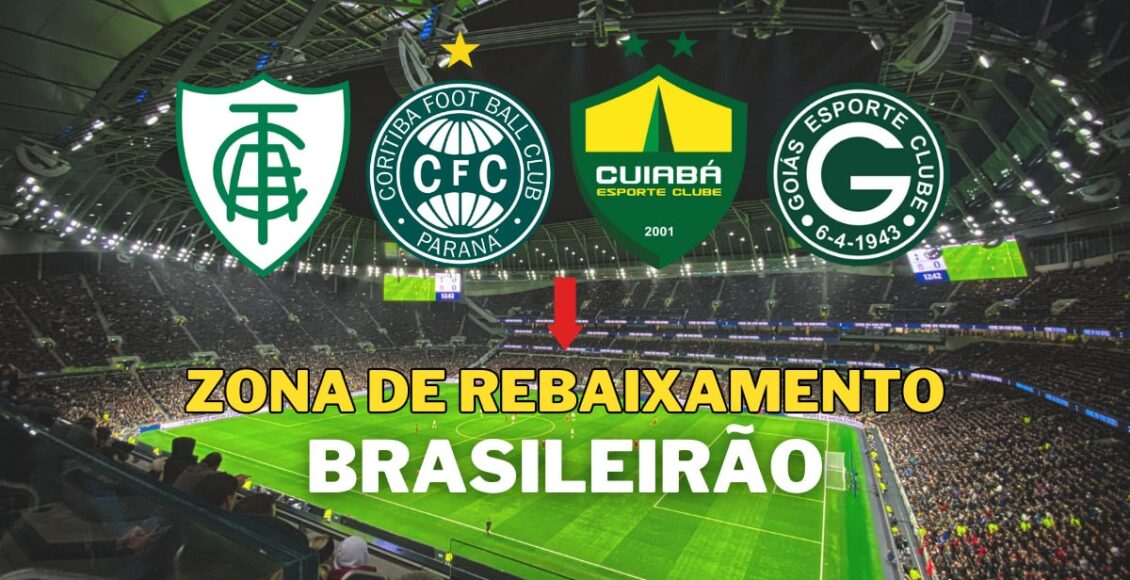 Times na zona de rebaixamento