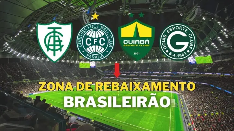 Times na zona de rebaixamento até a 5ª rodada do Brasileirão 2023