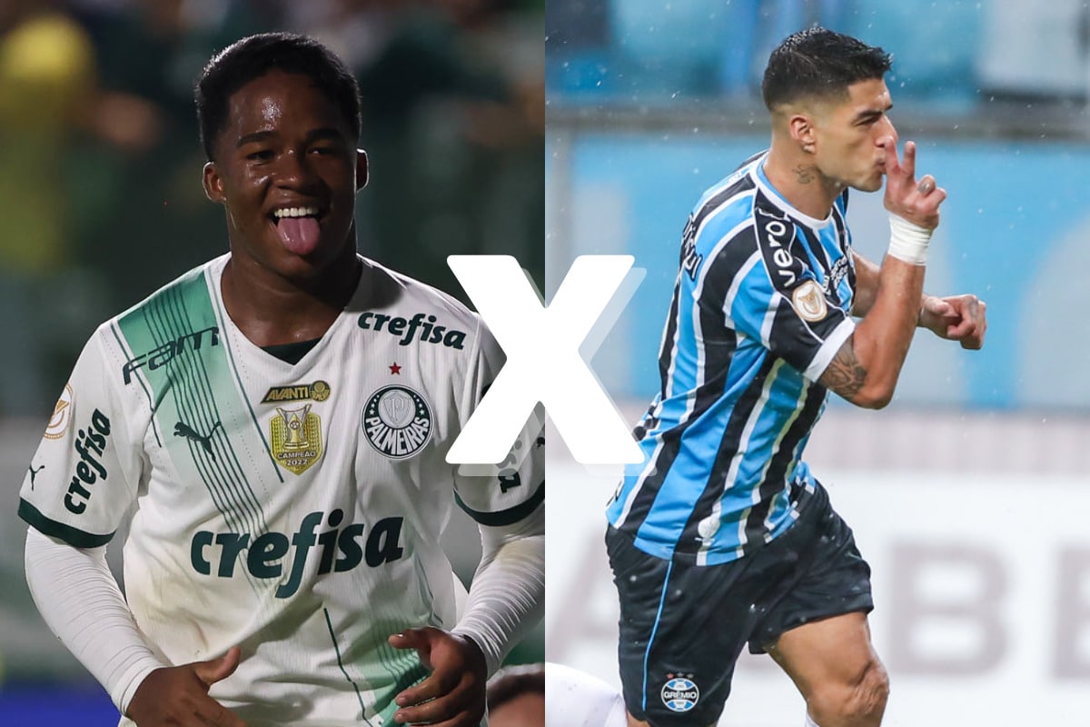 Qual o horário do jogo do Palmeiras e Grêmio hoje à noite?