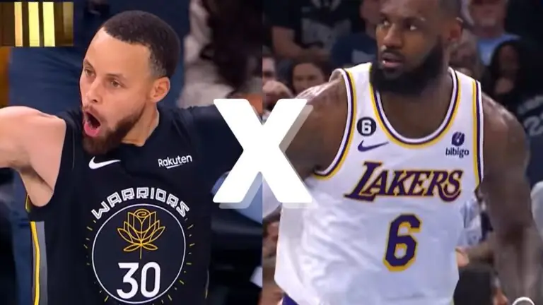 Quem tem mais títulos LeBron James ou Curry na NBA?