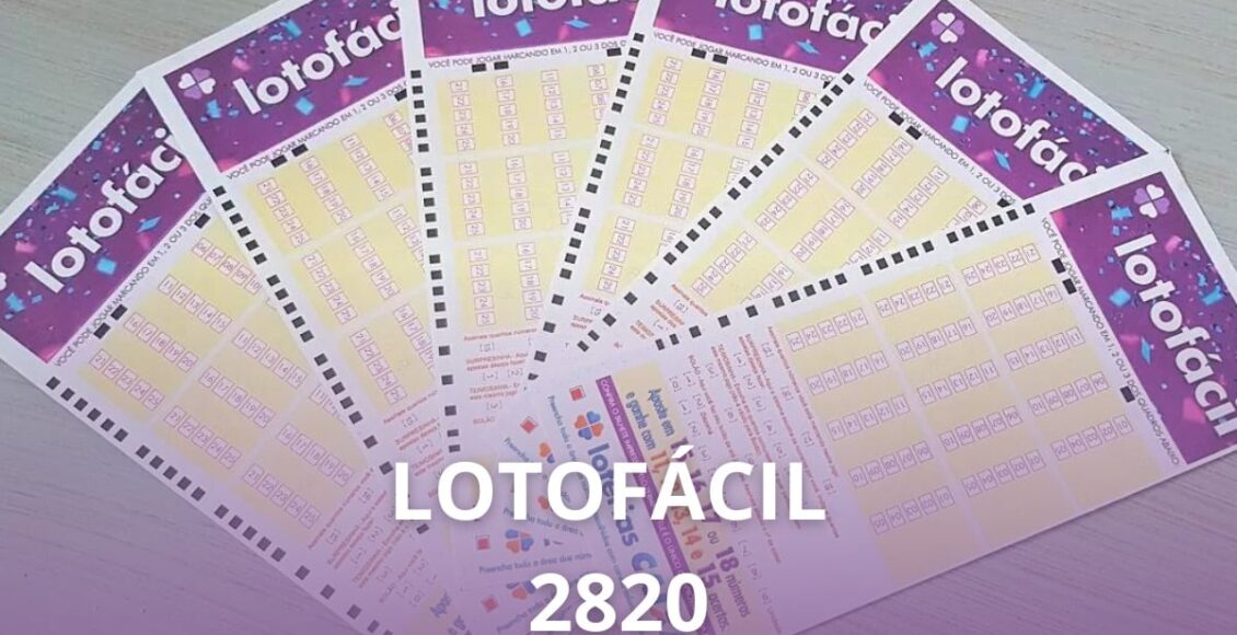Resultado da Lotofácil 2820