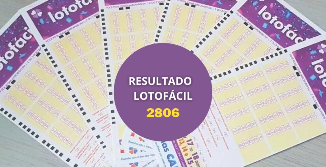 Resultado da Lotofácil 2806