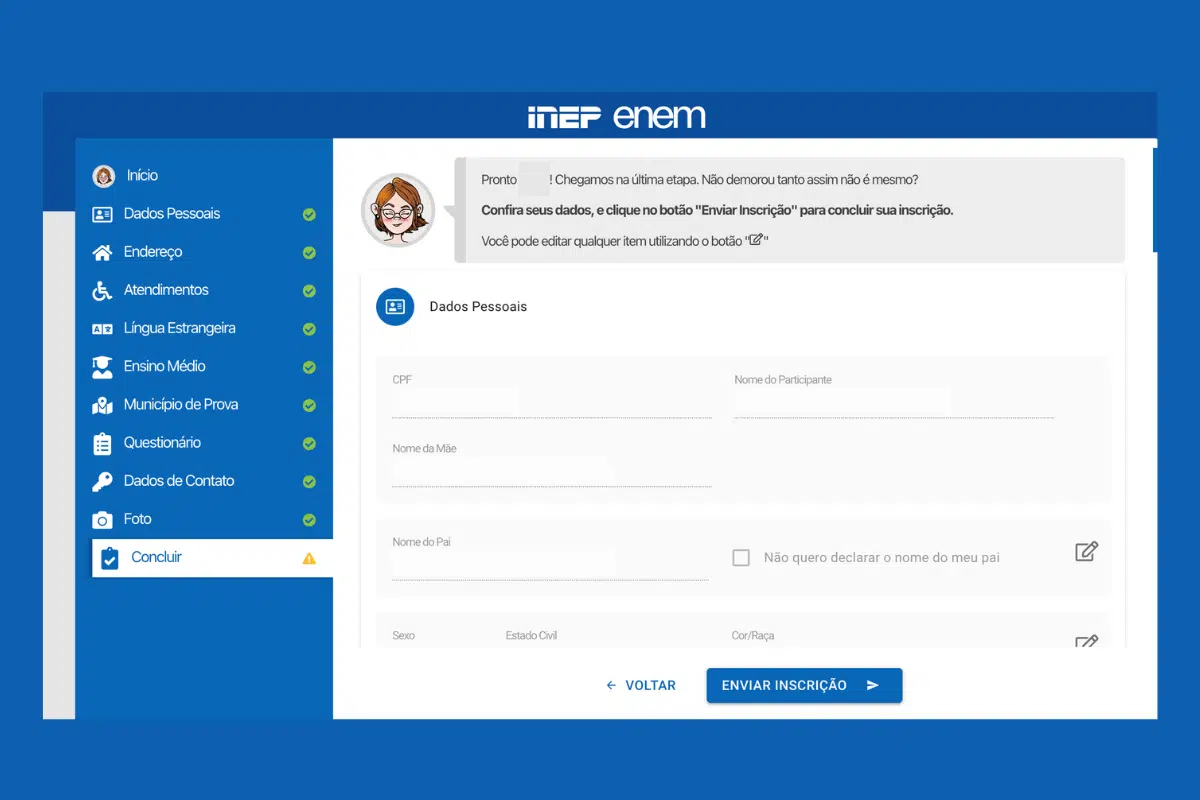 Como fazer a inscrição do Enem 2023