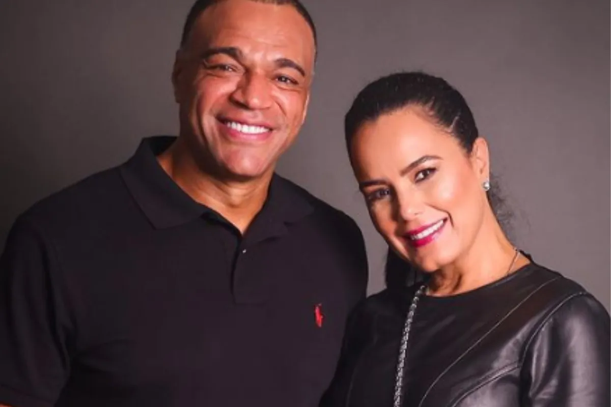 Luciele di Camargo e Denilson