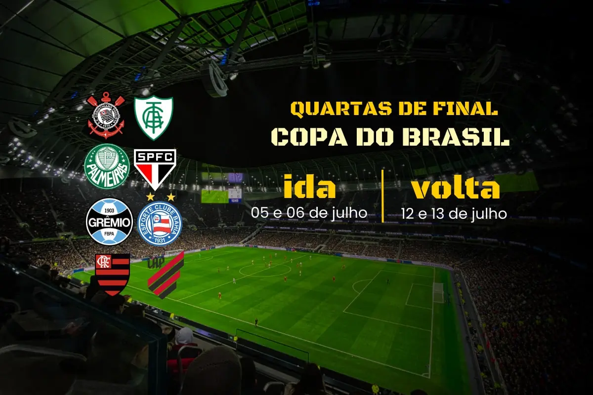 Confrontos das quartas de final da Copa do Brasil 2023