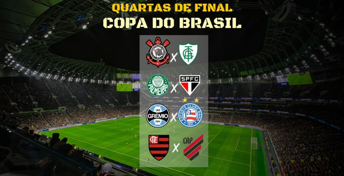 Chaveamento das quartas de final da Copa do Brasil 2023