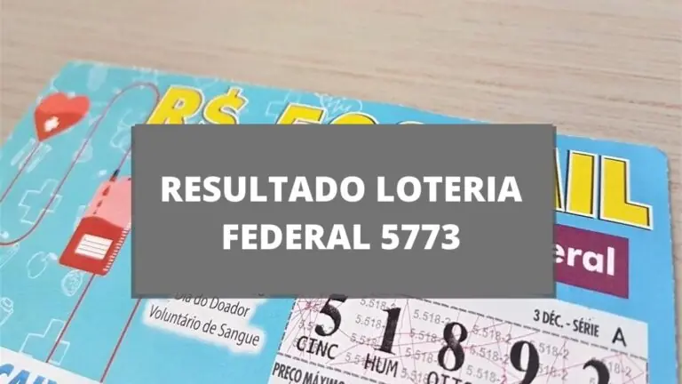 Resultado da Loteria Federal 5773 de quarta-feira (14/06/2023)