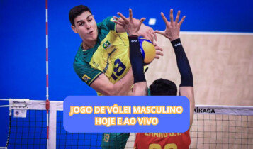 Jogo de vôlei masculino hoje