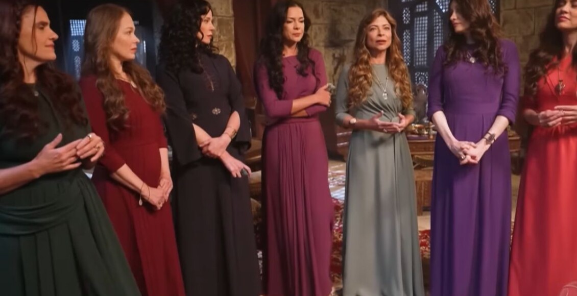Esposas de Davi na novela Reis