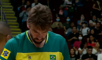jogo Brasil de vôlei masculino